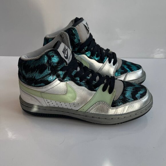 Nike Peacock Air Court Force Sneakers US 7.5 - Picture 9 of 14